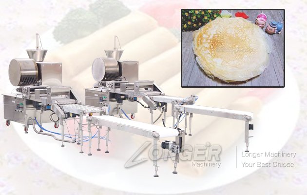 Automatic Spring Roll Wrapper Making Machine 