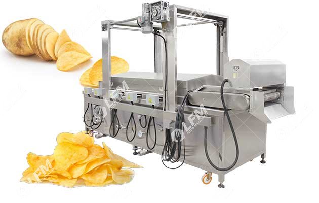 Continuous Potato Chips Frying 