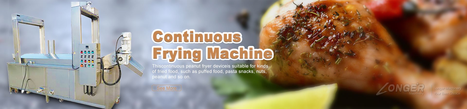 Continuous Chips Frying Machine