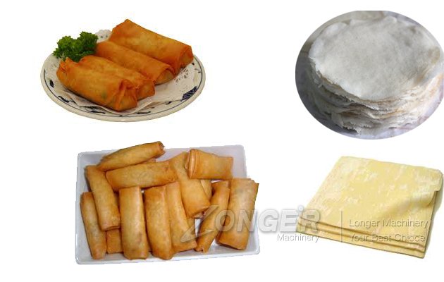 spring roll skin making machine