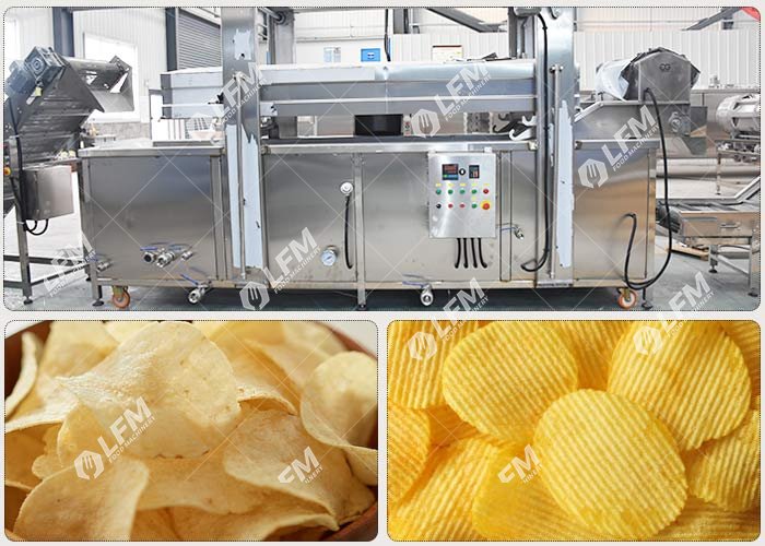 Industrial Potato Chips Frying Machine Industrial Potato Chips Frying Machine